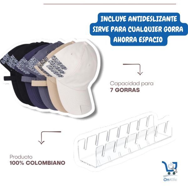 Organizador de Gorras 2x1