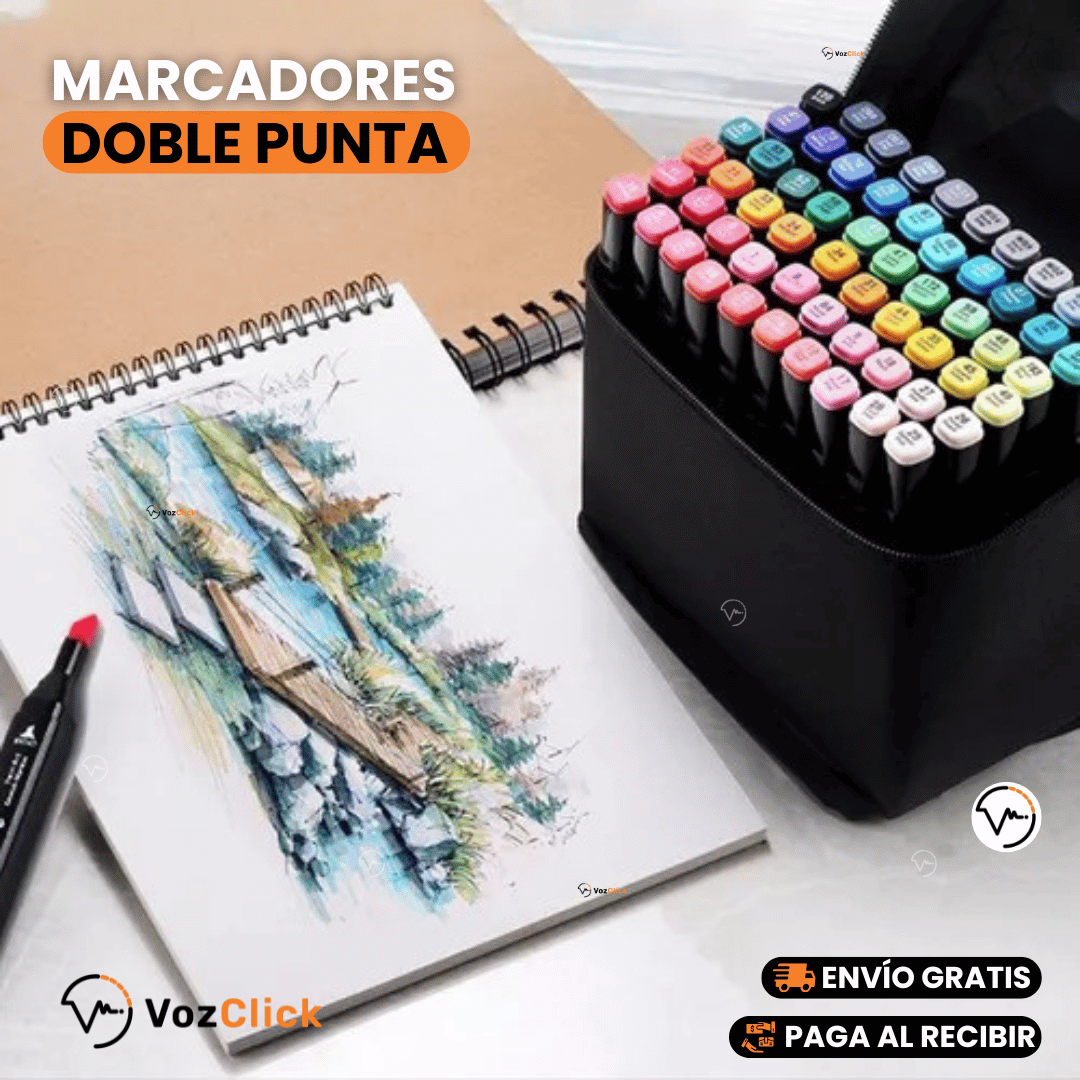 Marcadores Doble Punta