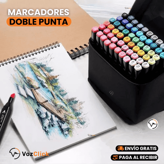Marcadores Doble Punta
